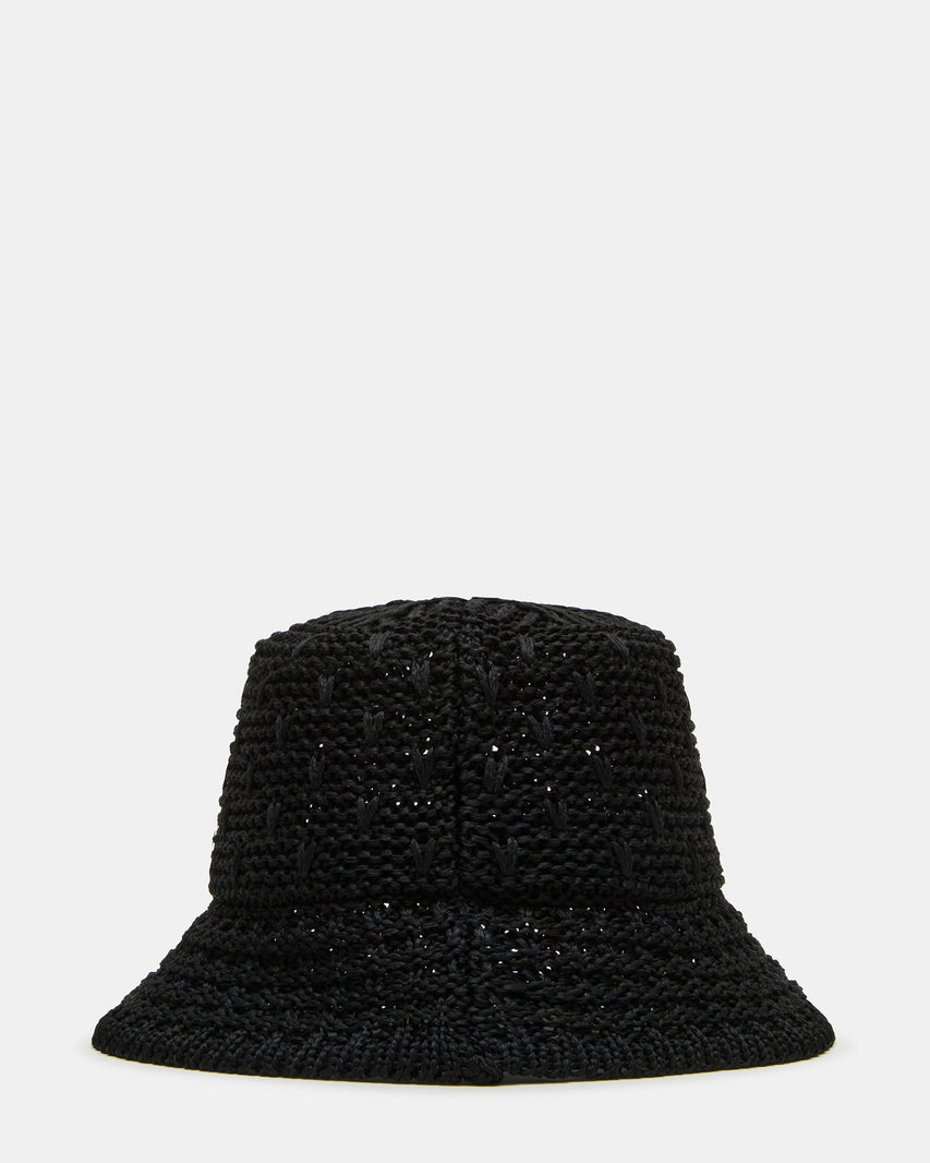 BREEZY STRAW HAT BLACK