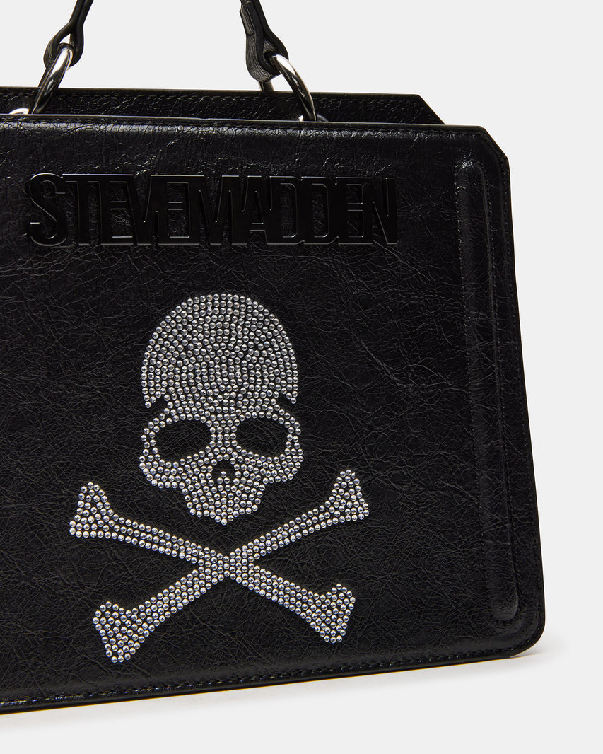 EVELYN SKULL BAG BLACK