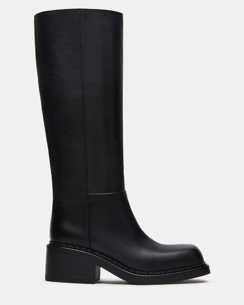 DAVOS BLACK LEATHER