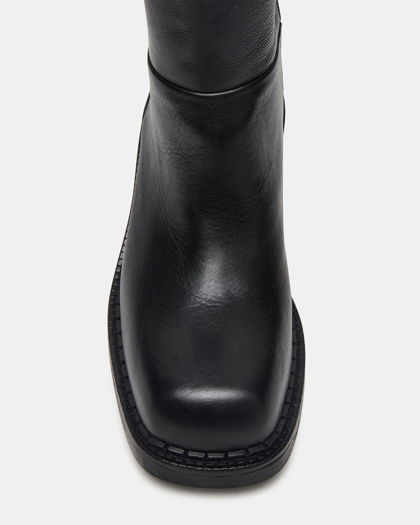 DAVOS BLACK LEATHER