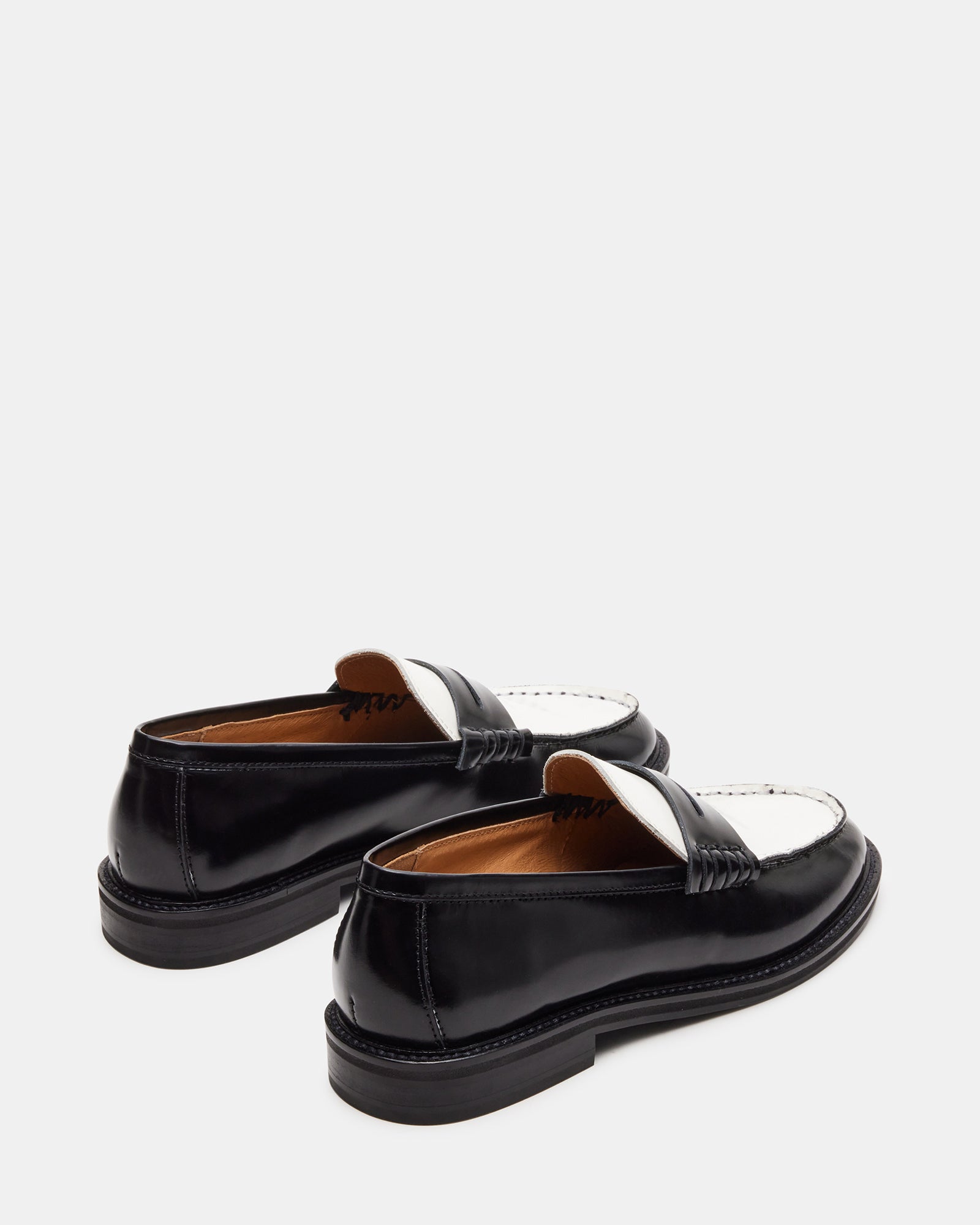 MADISON BLACK/WHITE LEATHER