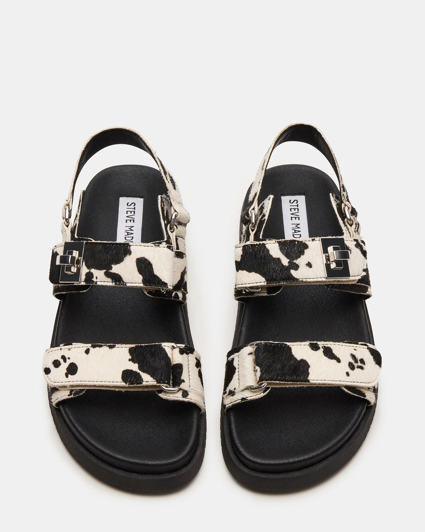 MONA BLACK COW PRINT