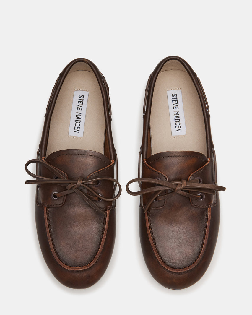 SAG BROWN LEATHER